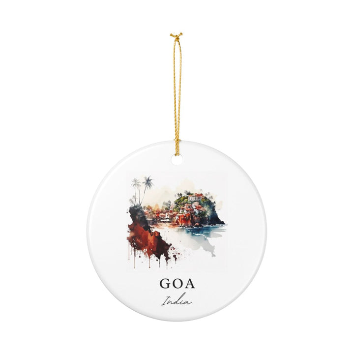 Goa India Ornament: Unique Goa Souvenir, Goa India Xmas Decor, and Authentic Goa Gift