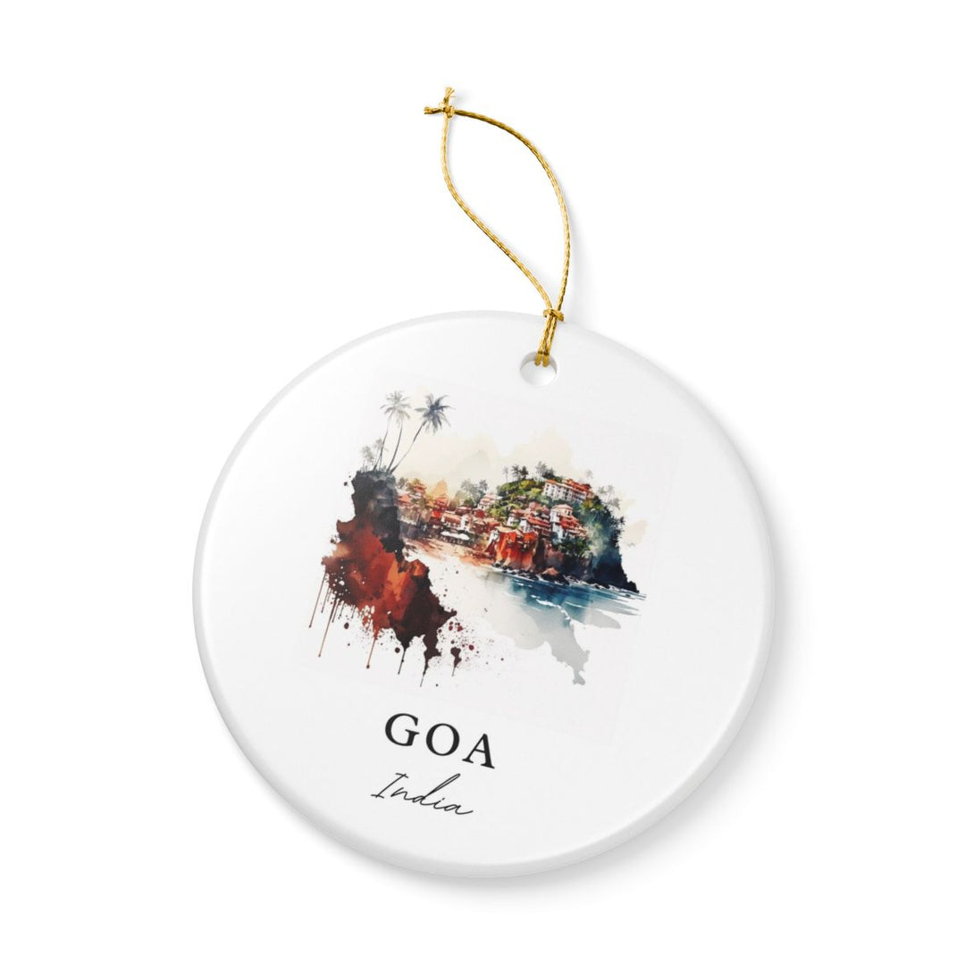 Goa India Ornament: Unique Goa Souvenir, Goa India Xmas Decor, and Authentic Goa Gift