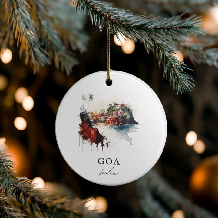 Goa India Ornament: Unique Goa Souvenir, Goa India Xmas Decor, and Authentic Goa Gift