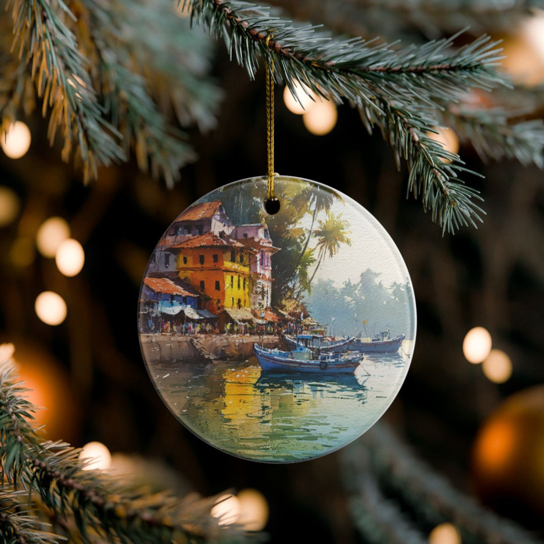 Goa India Ornament: Unique Goa Souvenir, Goa India Xmas Decor, and Authentic Goa Gift