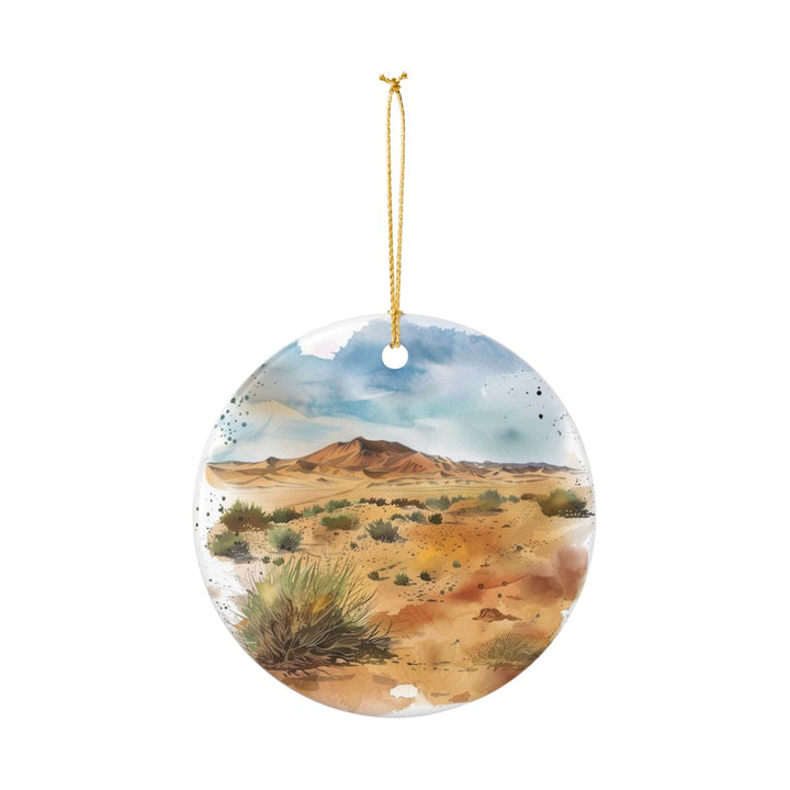Gobi Desert Mongolia Ornament: Unique Gobi Desert Mongolia Souvenir, Gobi Desert Mongolia Xmas Decor, and Authentic Gobi Desert Mongolia Gift