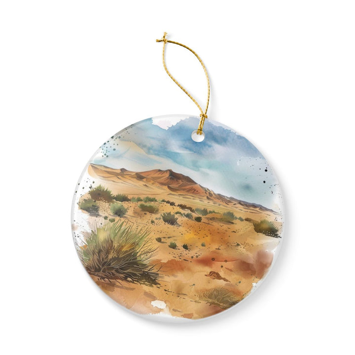 Gobi Desert Mongolia Ornament: Unique Gobi Desert Mongolia Souvenir, Gobi Desert Mongolia Xmas Decor, and Authentic Gobi Desert Mongolia Gift