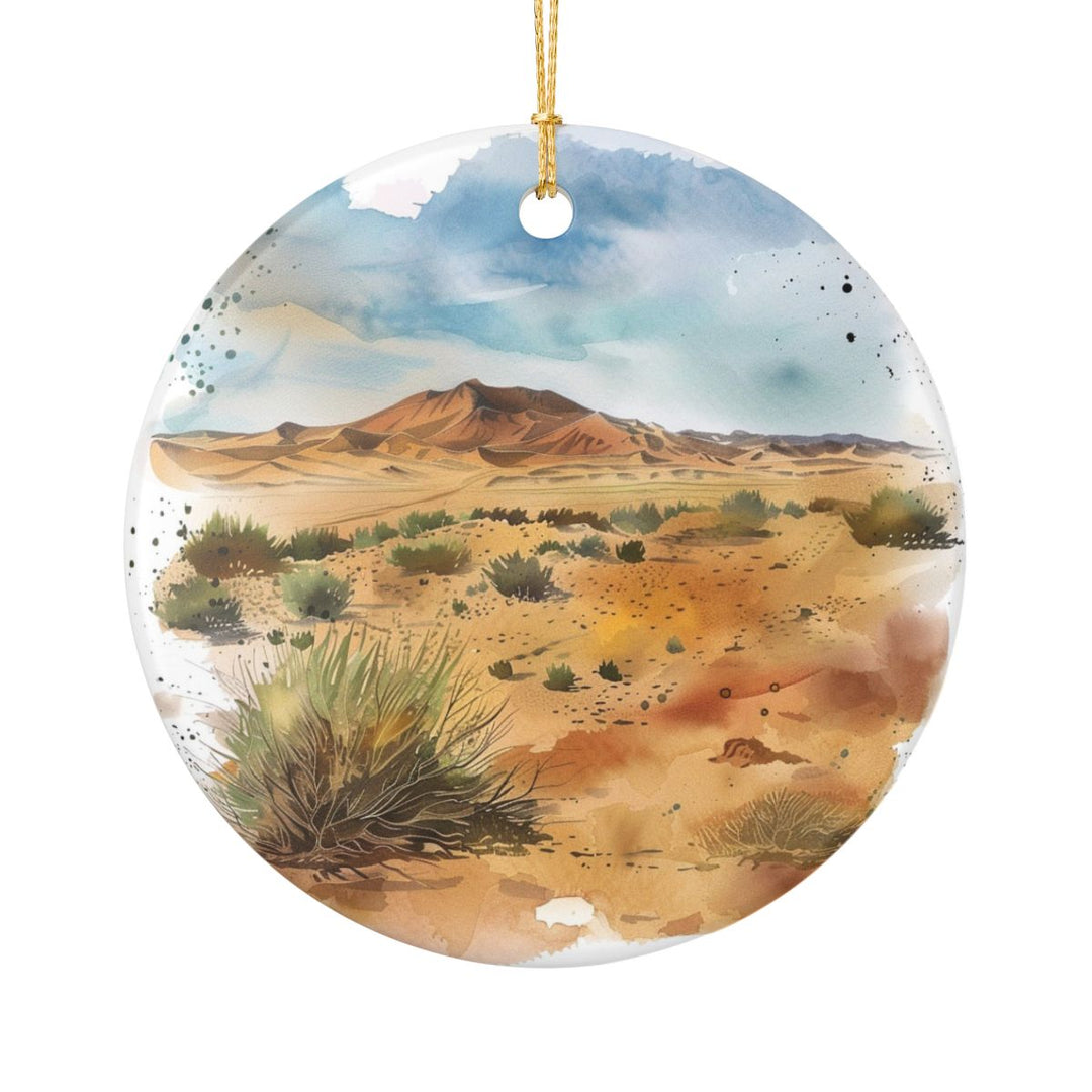 Gobi Desert Mongolia Ornament: Unique Gobi Desert Mongolia Souvenir, Gobi Desert Mongolia Xmas Decor, and Authentic Gobi Desert Mongolia Gift