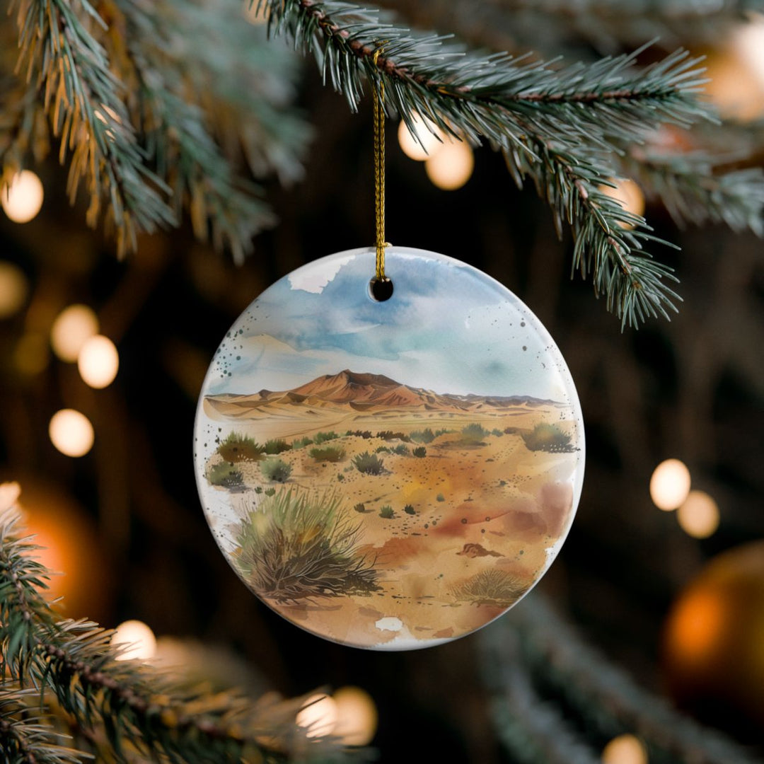 Gobi Desert Mongolia Ornament: Unique Gobi Desert Mongolia Souvenir, Gobi Desert Mongolia Xmas Decor, and Authentic Gobi Desert Mongolia Gift