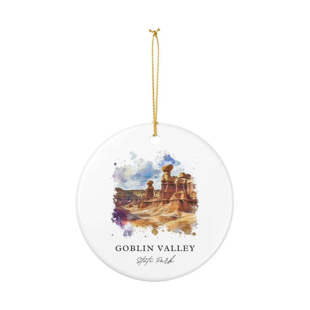 Goblin Valley State Park USA Ornament: Unique Goblin Valley State Park Souvenir, Goblin Valley State Park USA Xmas Decor, and Authentic Goblin Valley State Park Gift