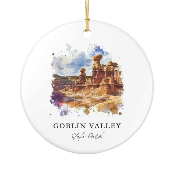 Goblin Valley State Park USA Ornament: Unique Goblin Valley State Park Souvenir, Goblin Valley State Park USA Xmas Decor, and Authentic Goblin Valley State Park Gift