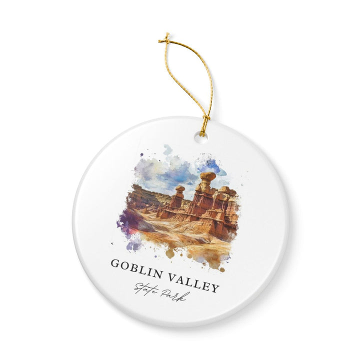 Goblin Valley State Park USA Ornament: Unique Goblin Valley State Park Souvenir, Goblin Valley State Park USA Xmas Decor, and Authentic Goblin Valley State Park Gift