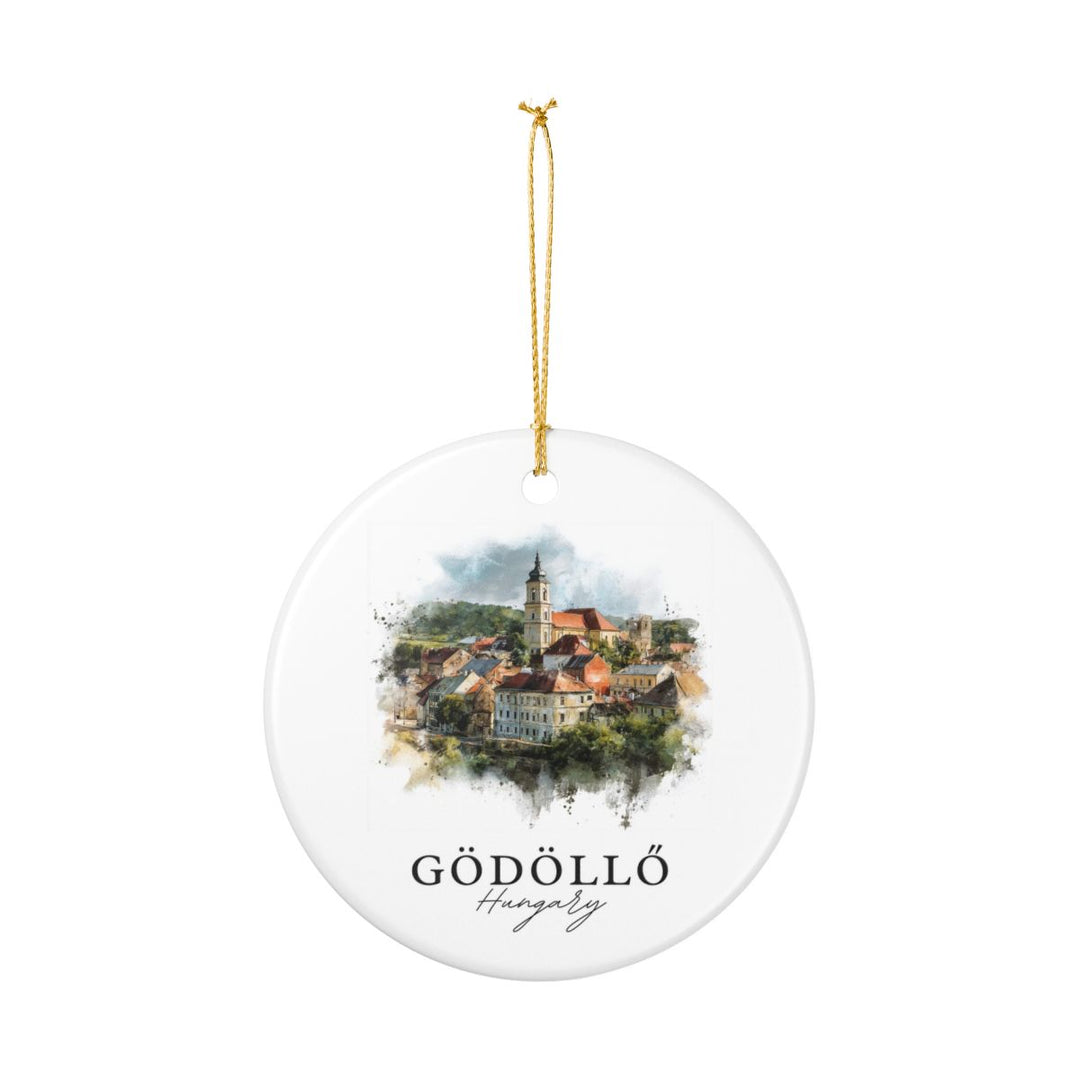 Gödöllő Hungary Ornament: Unique Gödöllő Souvenir, Gödöllő Hungary Xmas Decor, and Authentic Gödöllő Gift