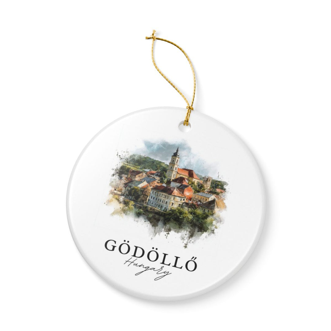 Gödöllő Hungary Ornament: Unique Gödöllő Souvenir, Gödöllő Hungary Xmas Decor, and Authentic Gödöllő Gift
