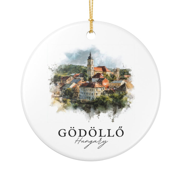 Gödöllő Hungary Ornament: Unique Gödöllő Souvenir, Gödöllő Hungary Xmas Decor, and Authentic Gödöllő Gift