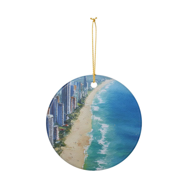 Gold Coast Australia Ornament: Unique Gold Coast Souvenir, Gold Coast Australia Xmas Decor, and Authentic Gold Coast Gift