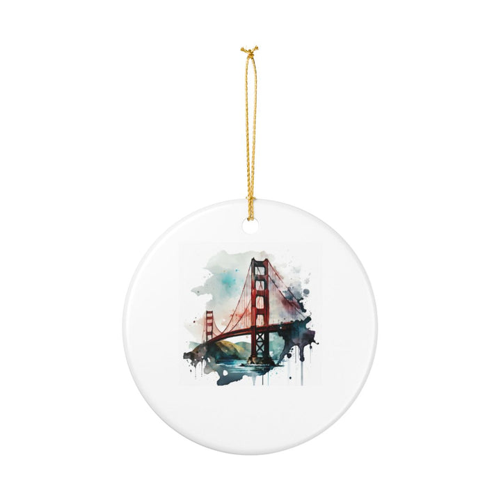 Golden Gate Bridge California Ornament: Unique Golden Gate Bridge Souvenir, Golden Gate Bridge California Xmas Decor, and Authentic Golden Gate Bridge Gift