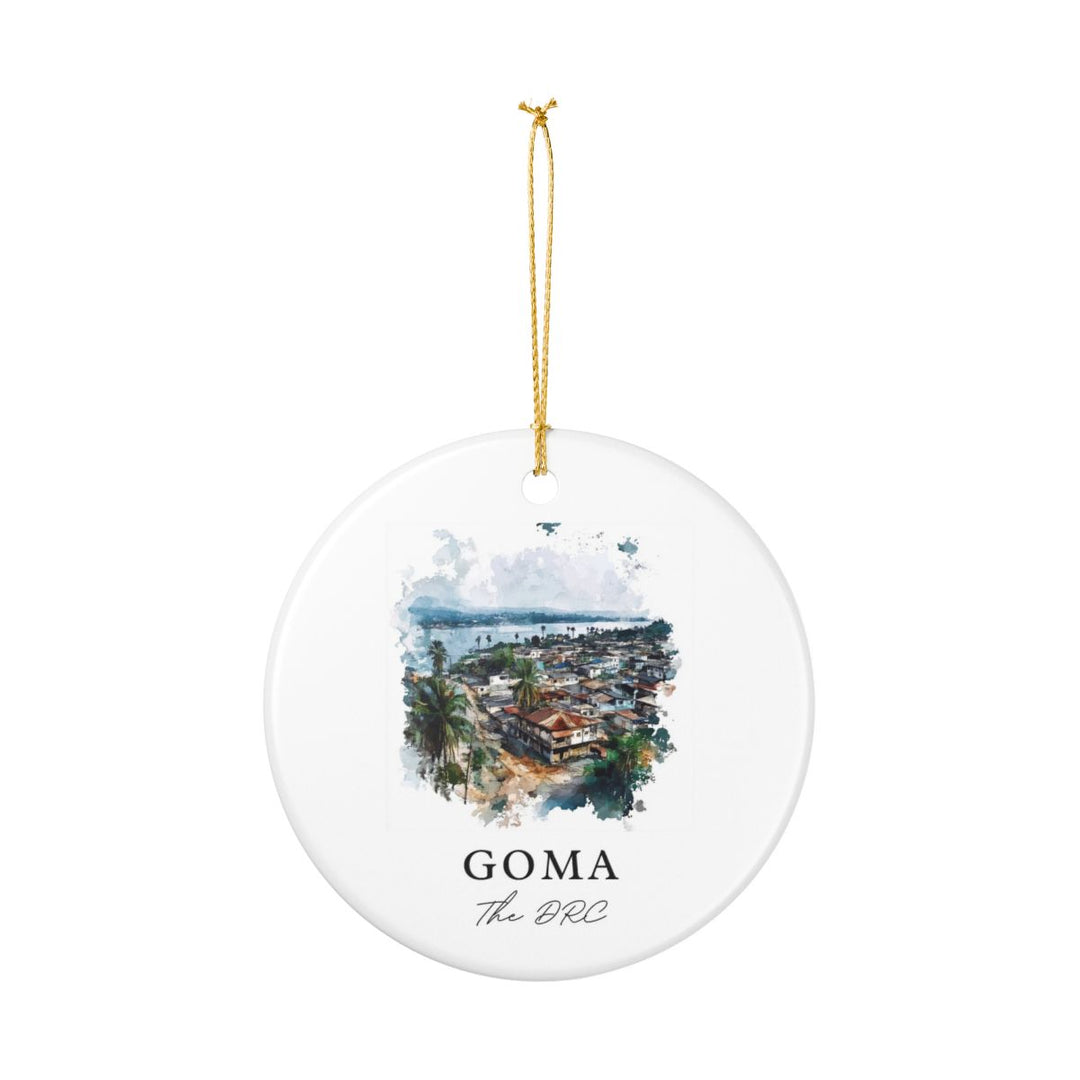 Goma Drc Ornament: Unique Goma Drc Souvenir, Goma Drc Xmas Decor, and Authentic Goma Drc Gift