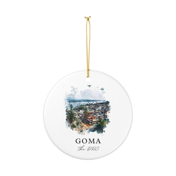 Goma Drc Ornament: Unique Goma Drc Souvenir, Goma Drc Xmas Decor, and Authentic Goma Drc Gift
