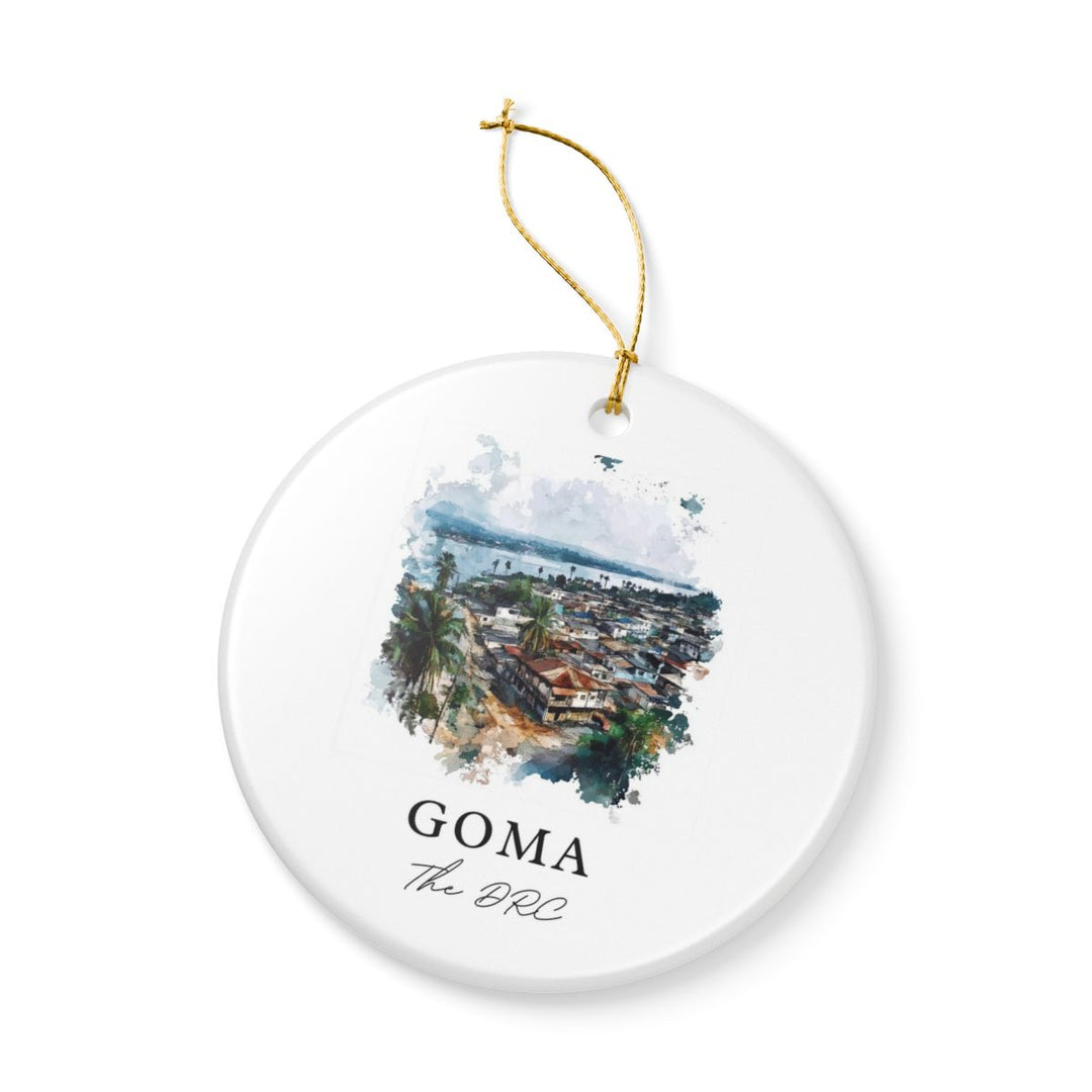 Goma Drc Ornament: Unique Goma Drc Souvenir, Goma Drc Xmas Decor, and Authentic Goma Drc Gift
