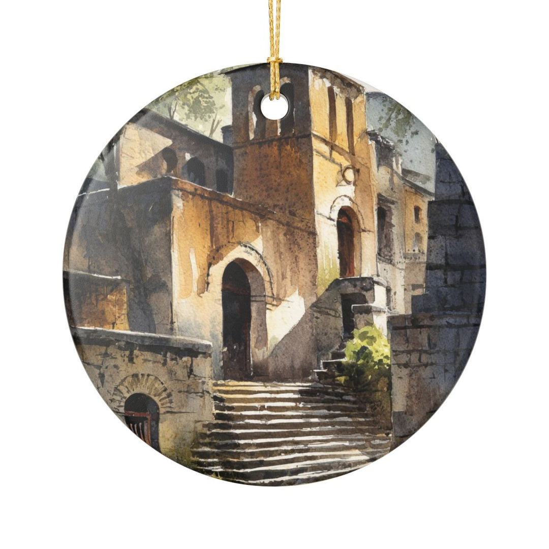 Gondar Ethiopia Ornament: Unique Gondar Souvenir, Gondar Ethiopia Xmas Decor, and Authentic Gondar Gift