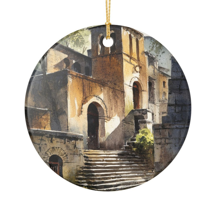 Gondar Ethiopia Ornament: Unique Gondar Souvenir, Gondar Ethiopia Xmas Decor, and Authentic Gondar Gift