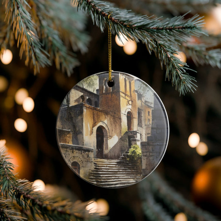 Gondar Ethiopia Ornament: Unique Gondar Souvenir, Gondar Ethiopia Xmas Decor, and Authentic Gondar Gift