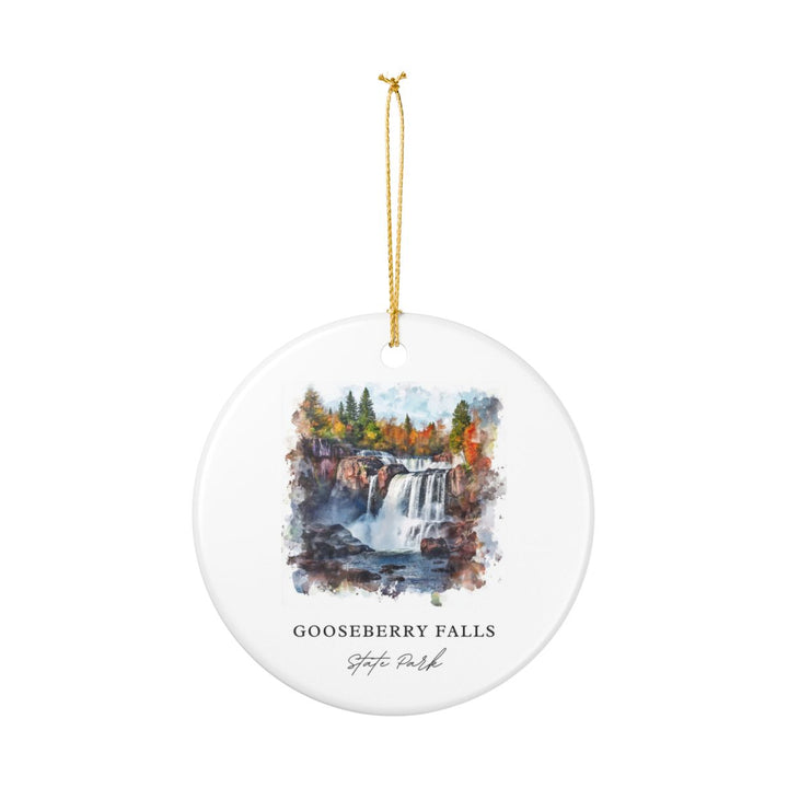 Gooseberry Falls State Park Minnesota Ornament: Unique Gooseberry Falls State Park Souvenir, Gooseberry Falls State Park Minnesota Xmas Decor, and Authentic Gooseberry Falls State Park Gift
