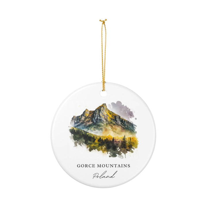 Gorce Mountains Poland Ornament: Unique Gorce Mountains Souvenir, Gorce Mountains Poland Xmas Decor, and Authentic Gorce Mountains Gift