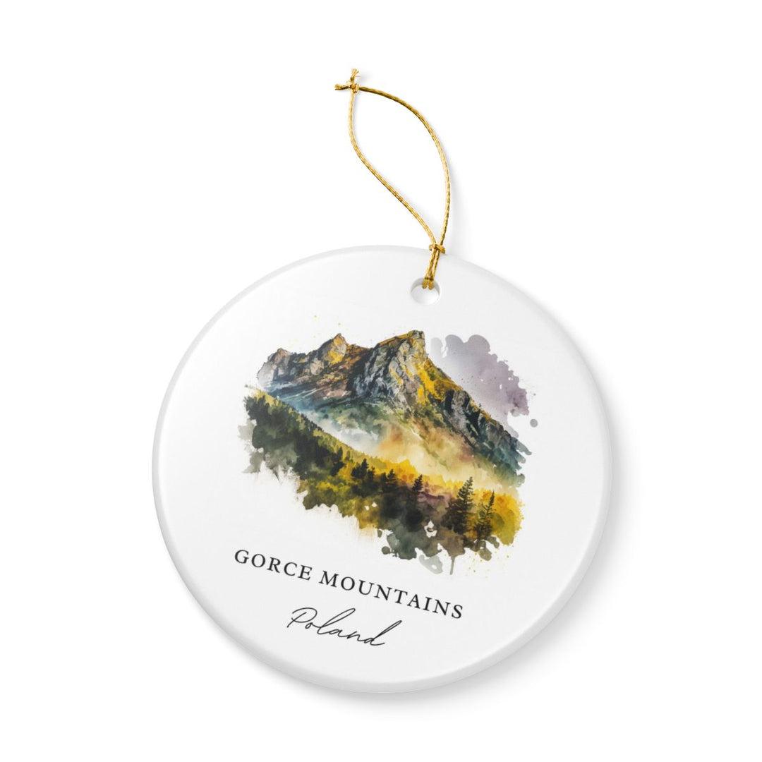 Gorce Mountains Poland Ornament: Unique Gorce Mountains Souvenir, Gorce Mountains Poland Xmas Decor, and Authentic Gorce Mountains Gift