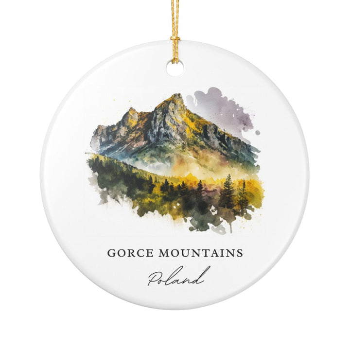Gorce Mountains Poland Ornament: Unique Gorce Mountains Souvenir, Gorce Mountains Poland Xmas Decor, and Authentic Gorce Mountains Gift