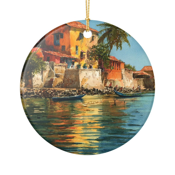 Goree Island Ornament: Unique Goree Island Souvenir, Goree Island Xmas Decor, and Authentic Goree Island Gift