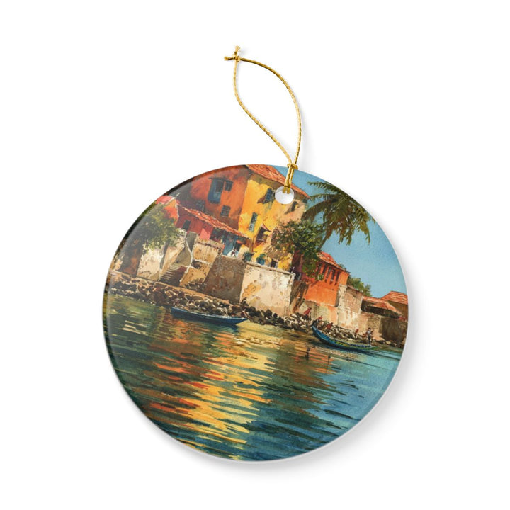 Goree Island Ornament: Unique Goree Island Souvenir, Goree Island Xmas Decor, and Authentic Goree Island Gift