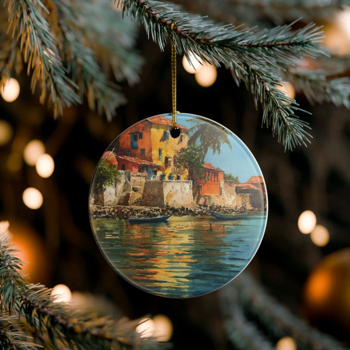 Goree Island Ornament: Unique Goree Island Souvenir, Goree Island Xmas Decor, and Authentic Goree Island Gift