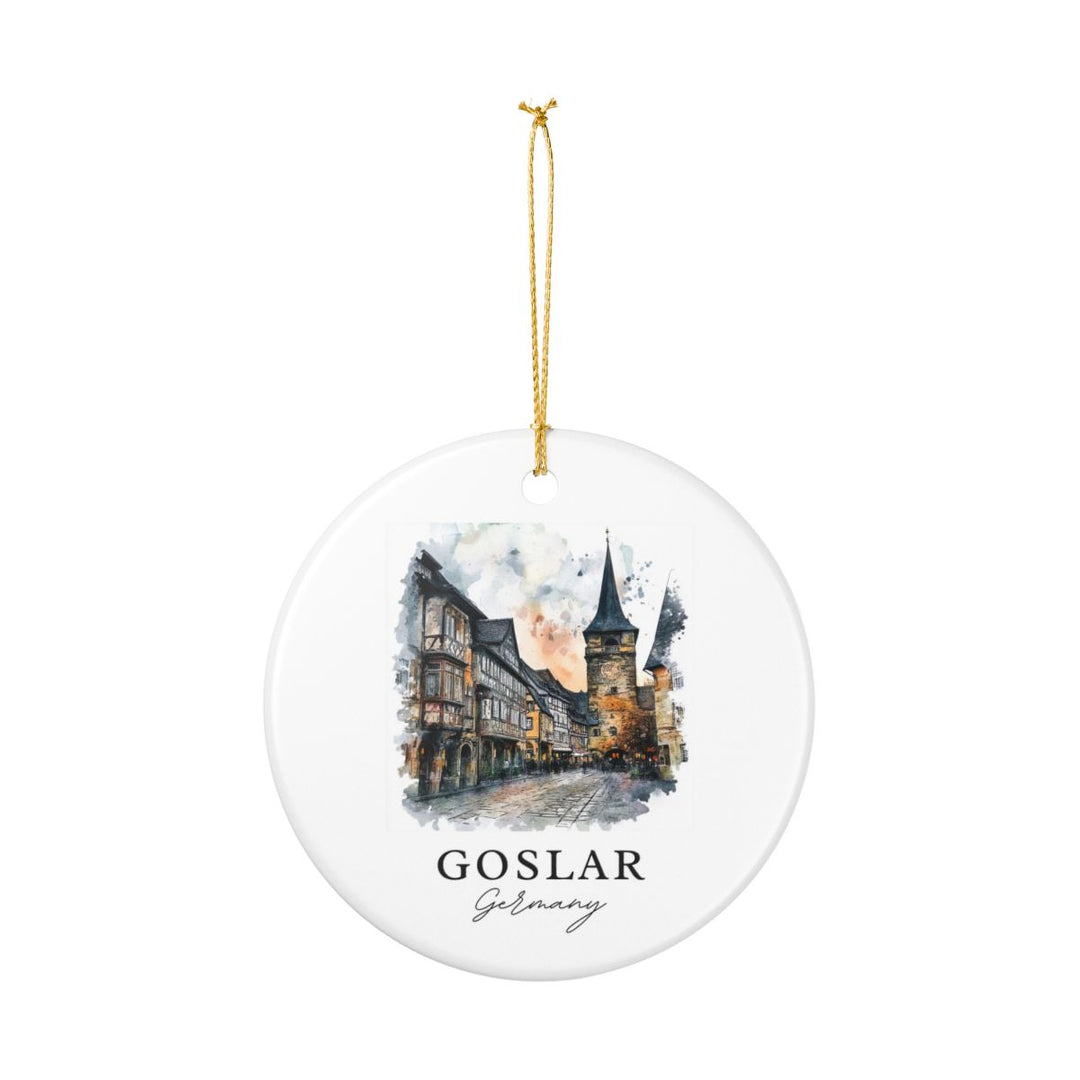 Goslar Germany Ornament: Unique Goslar Souvenir, Goslar Germany Xmas Decor, and Authentic Goslar Gift