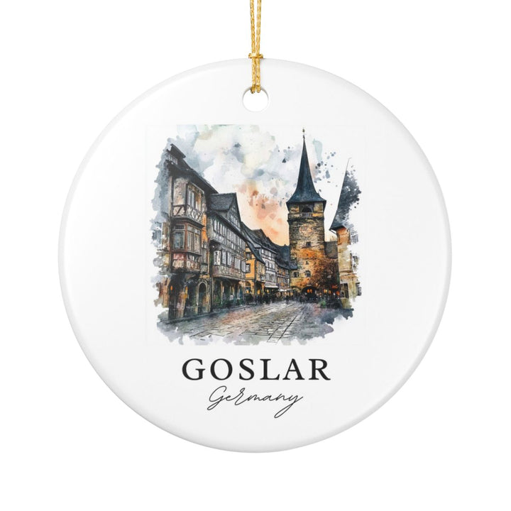 Goslar Germany Ornament: Unique Goslar Souvenir, Goslar Germany Xmas Decor, and Authentic Goslar Gift