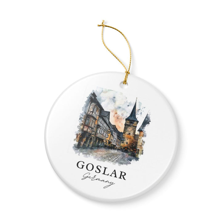 Goslar Germany Ornament: Unique Goslar Souvenir, Goslar Germany Xmas Decor, and Authentic Goslar Gift
