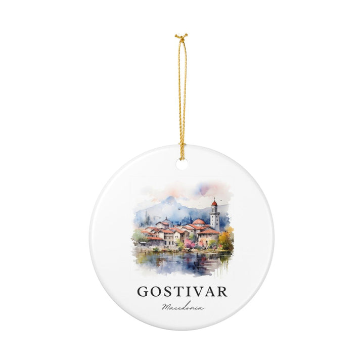 Gostivar Ornament: Unique Gostivar Souvenir, Gostivar Xmas Decor, and Authentic Gostivar Gift