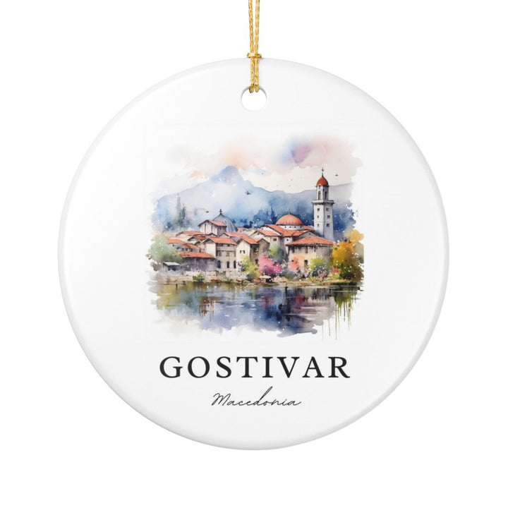 Gostivar Ornament: Unique Gostivar Souvenir, Gostivar Xmas Decor, and Authentic Gostivar Gift