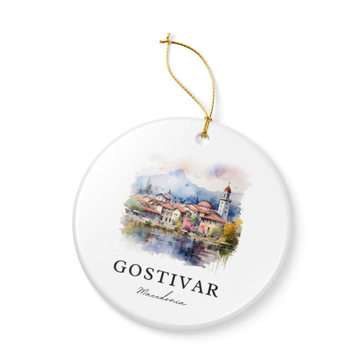 Gostivar Ornament: Unique Gostivar Souvenir, Gostivar Xmas Decor, and Authentic Gostivar Gift