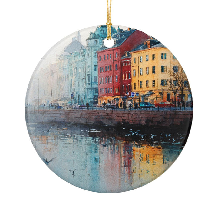 Gothenburg Sweden Ornament: Unique Gothenburg Souvenir, Gothenburg Sweden Xmas Decor, and Authentic Gothenburg Gift