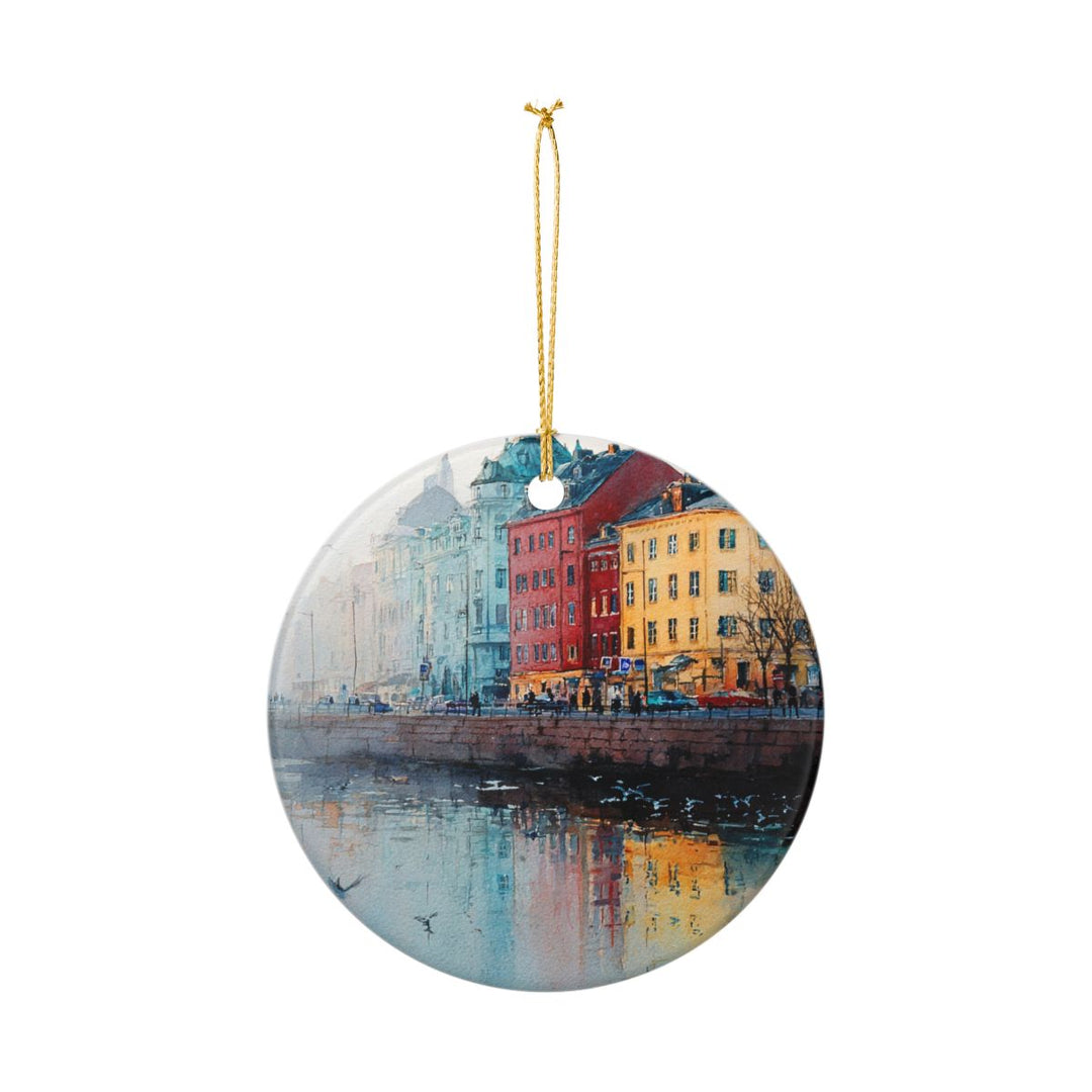 Gothenburg Sweden Ornament: Unique Gothenburg Souvenir, Gothenburg Sweden Xmas Decor, and Authentic Gothenburg Gift