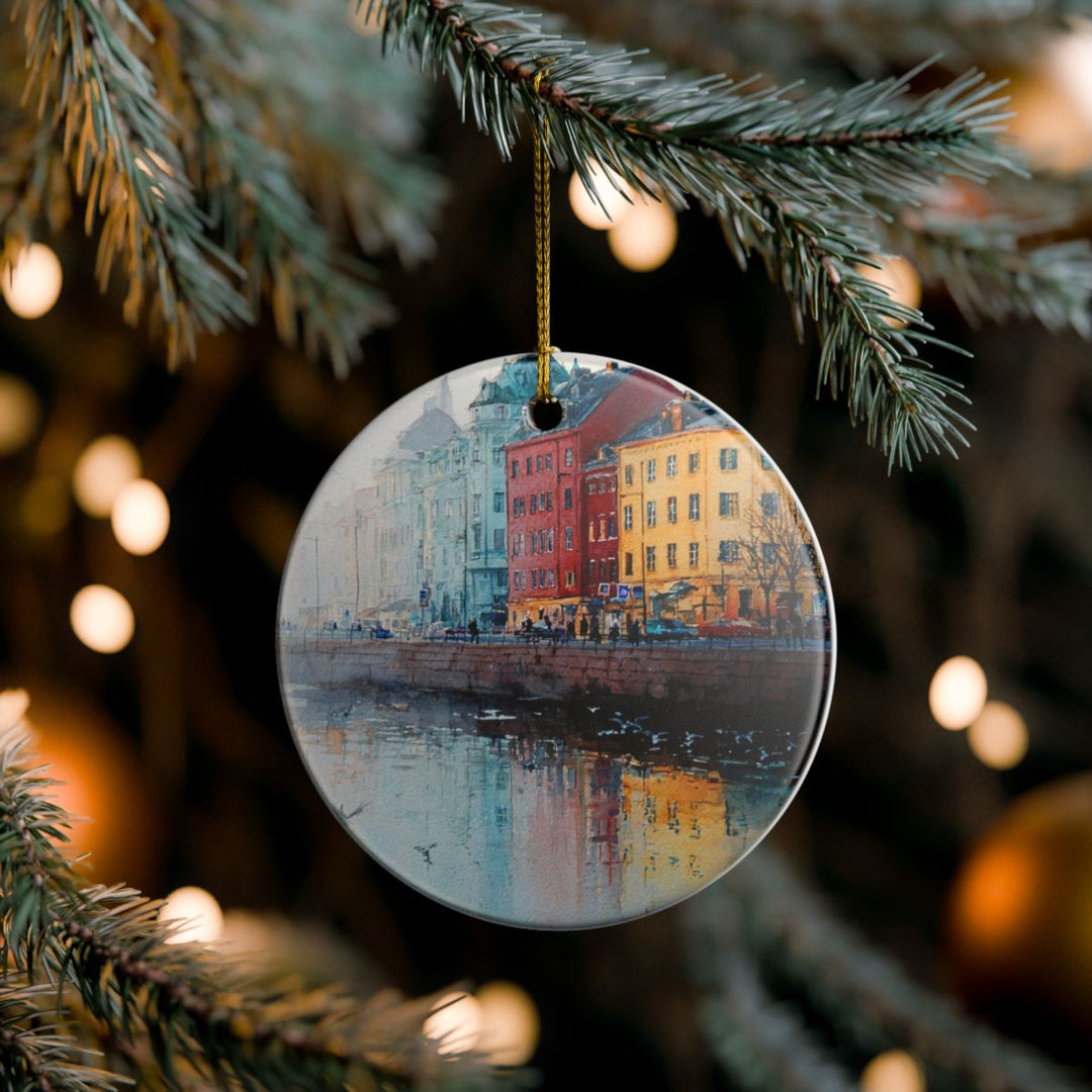 Gothenburg Sweden Ornament: Unique Gothenburg Souvenir, Gothenburg Sweden Xmas Decor, and Authentic Gothenburg Gift