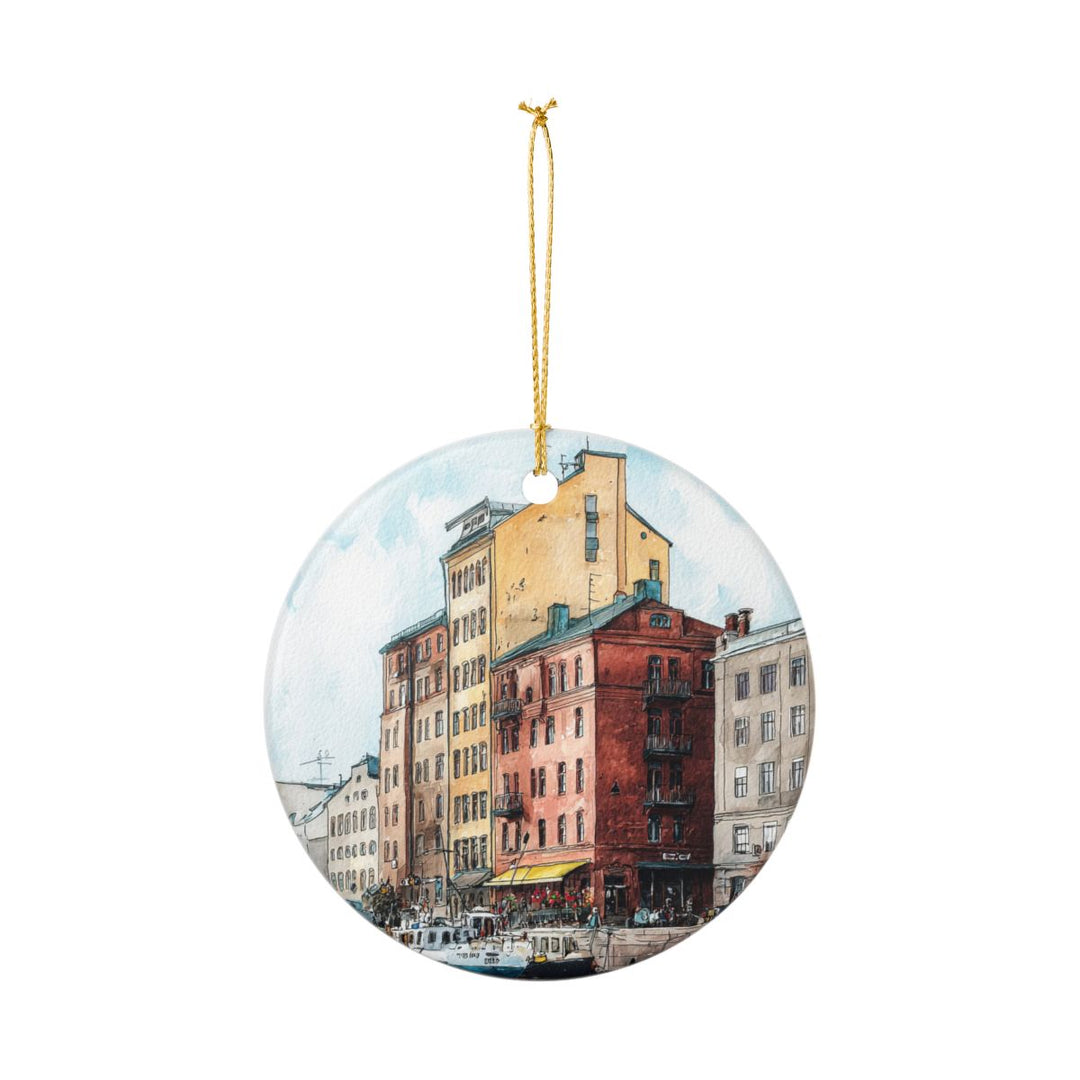 Gothenburg Sweden Ornament: Unique Gothenburg Souvenir, Gothenburg Sweden Xmas Decor, and Authentic Gothenburg Gift