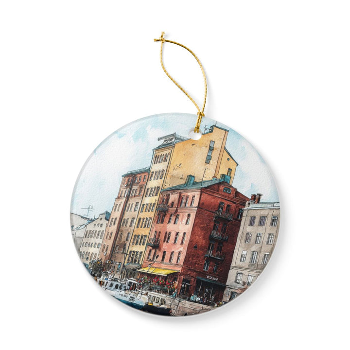 Gothenburg Sweden Ornament: Unique Gothenburg Souvenir, Gothenburg Sweden Xmas Decor, and Authentic Gothenburg Gift