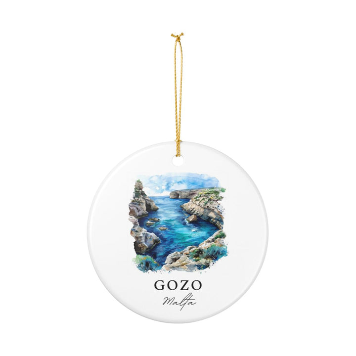 Gozo Malta Ornament: Unique Gozo Malta Souvenir, Gozo Malta Xmas Decor, and Authentic Gozo Malta Gift