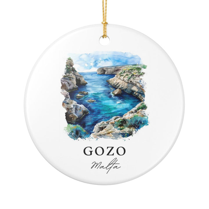 Gozo Malta Ornament: Unique Gozo Malta Souvenir, Gozo Malta Xmas Decor, and Authentic Gozo Malta Gift