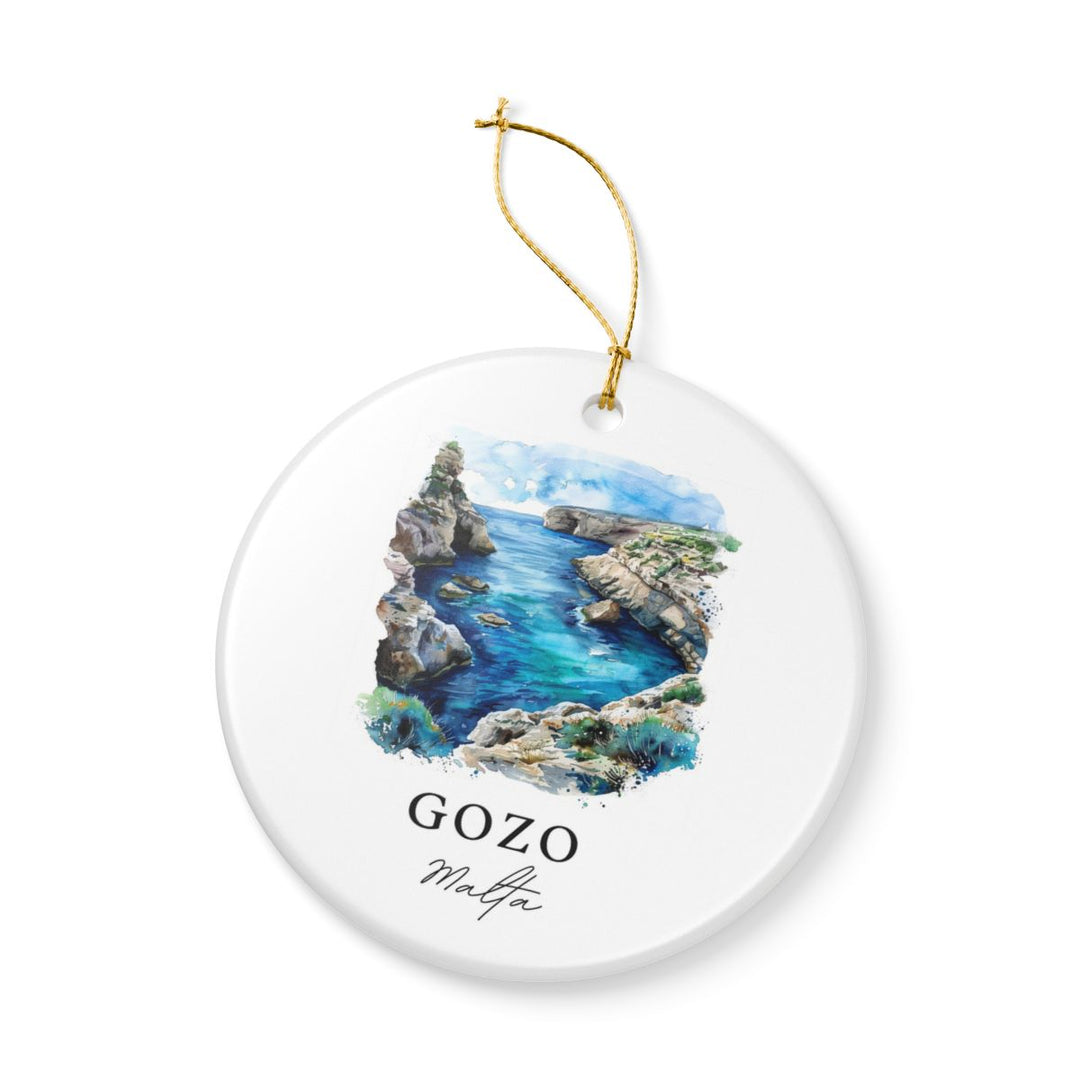 Gozo Malta Ornament: Unique Gozo Malta Souvenir, Gozo Malta Xmas Decor, and Authentic Gozo Malta Gift