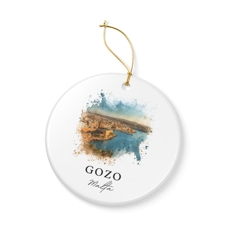 Gozo Malta Ornament: Unique Gozo Malta Souvenir, Gozo Malta Xmas Decor, and Authentic Gozo Malta Gift