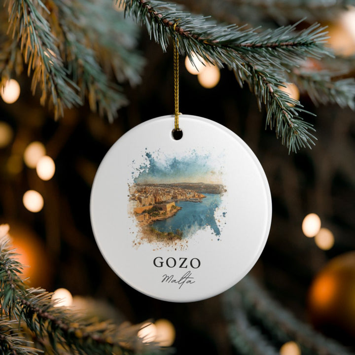 Gozo Malta Ornament: Unique Gozo Malta Souvenir, Gozo Malta Xmas Decor, and Authentic Gozo Malta Gift