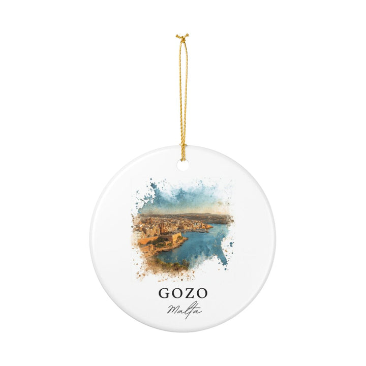 Gozo Malta Ornament: Unique Gozo Malta Souvenir, Gozo Malta Xmas Decor, and Authentic Gozo Malta Gift