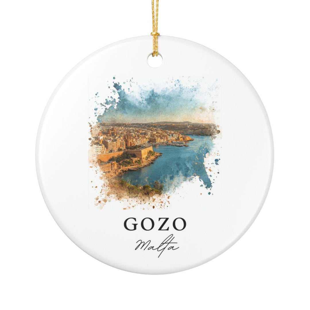 Gozo Malta Ornament: Unique Gozo Malta Souvenir, Gozo Malta Xmas Decor, and Authentic Gozo Malta Gift