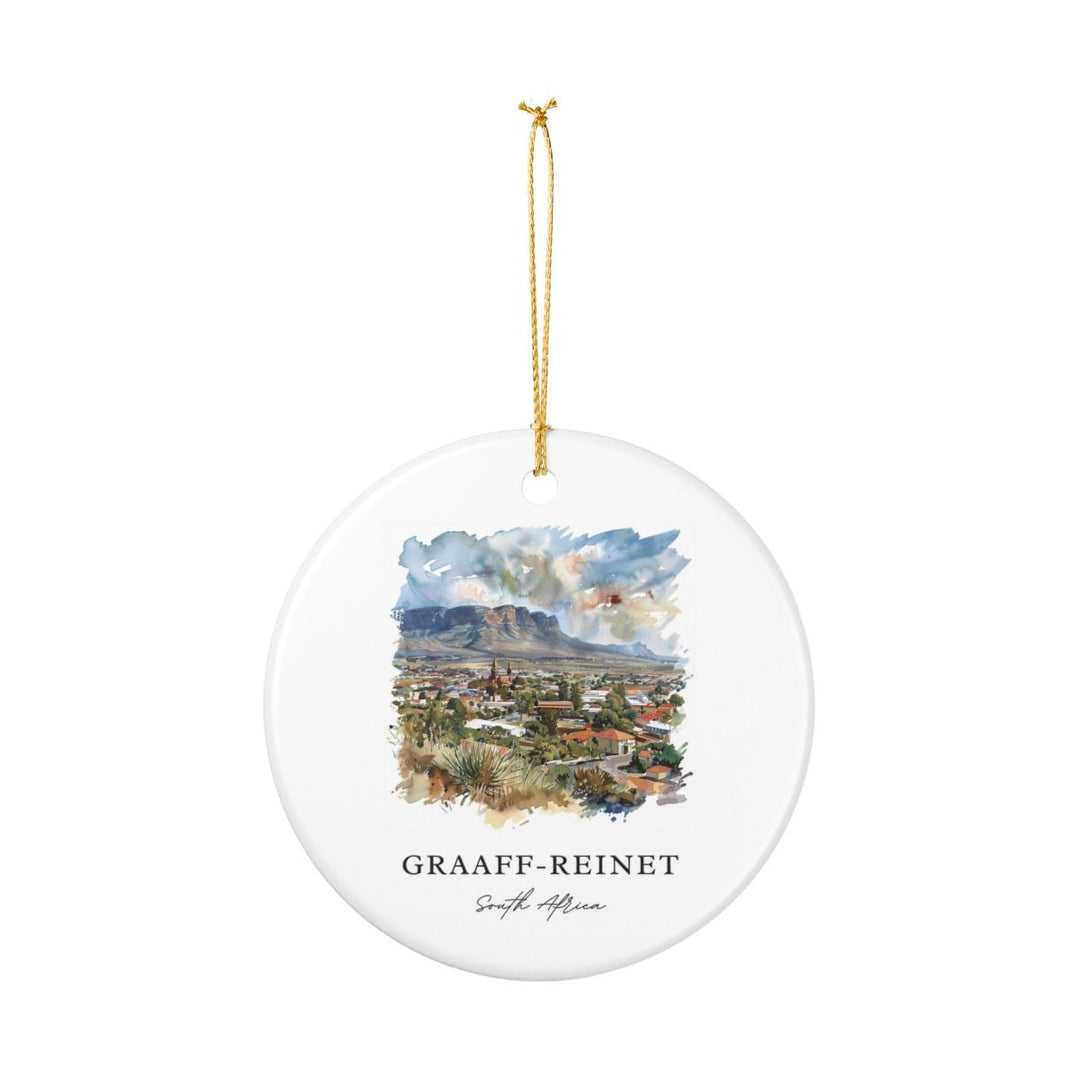 Graaff Reinet South Africa Ornament: Unique Graaff Reinet Souvenir, Graaff Reinet South Africa Xmas Decor, and Authentic Graaff Reinet Gift