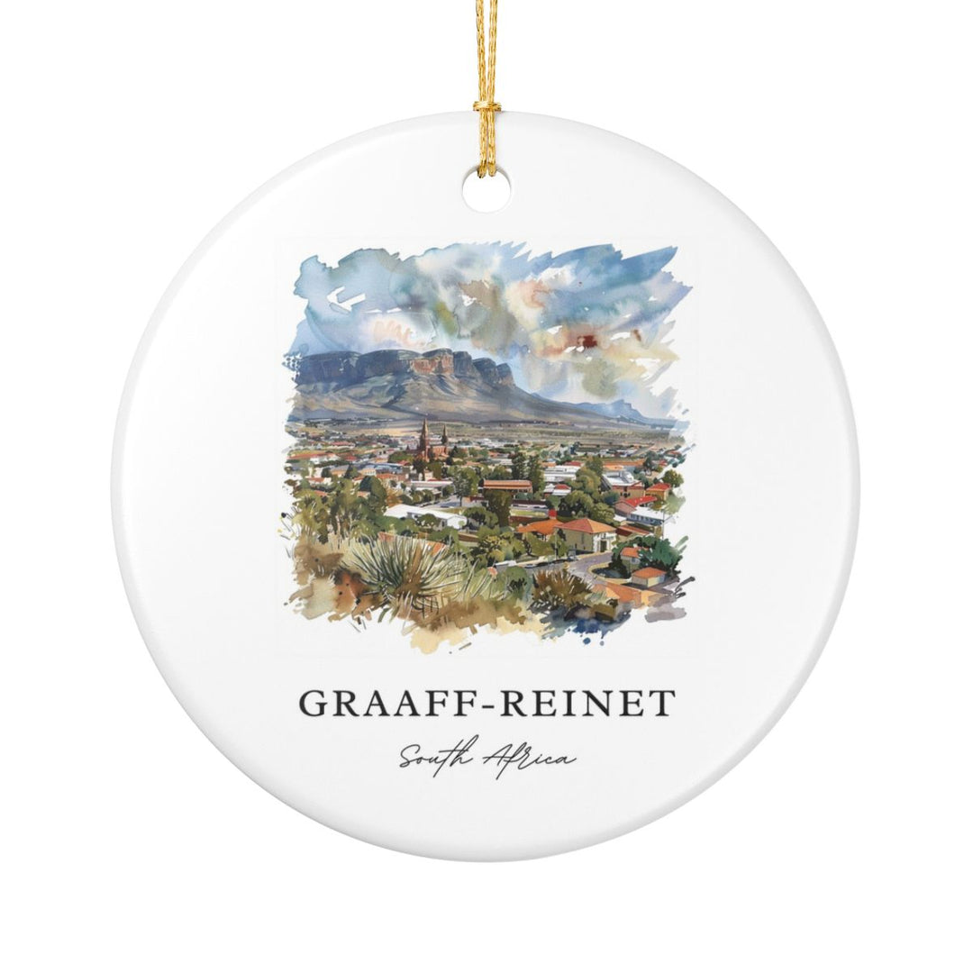 Graaff Reinet South Africa Ornament: Unique Graaff Reinet Souvenir, Graaff Reinet South Africa Xmas Decor, and Authentic Graaff Reinet Gift