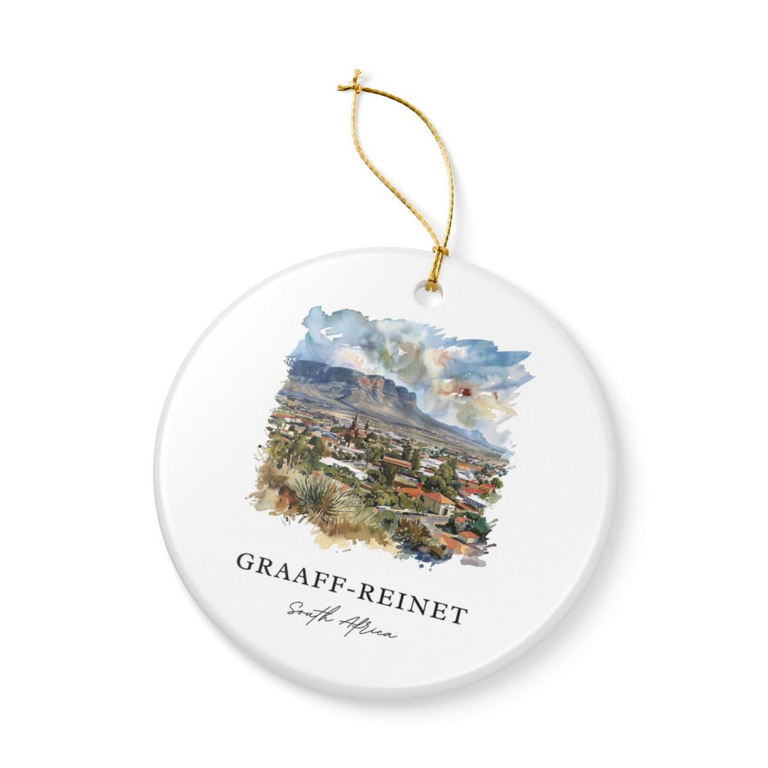 Graaff Reinet South Africa Ornament: Unique Graaff Reinet Souvenir, Graaff Reinet South Africa Xmas Decor, and Authentic Graaff Reinet Gift